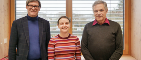 Federführend sind am Projekt beteiligt (v. l. n. r): Professor Roland Altenburger, Magdalena Bachinger und Dr. Michael Leibold.